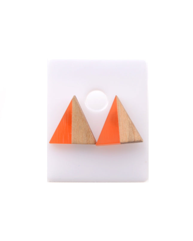 Asymmetrical Triangle Earrings