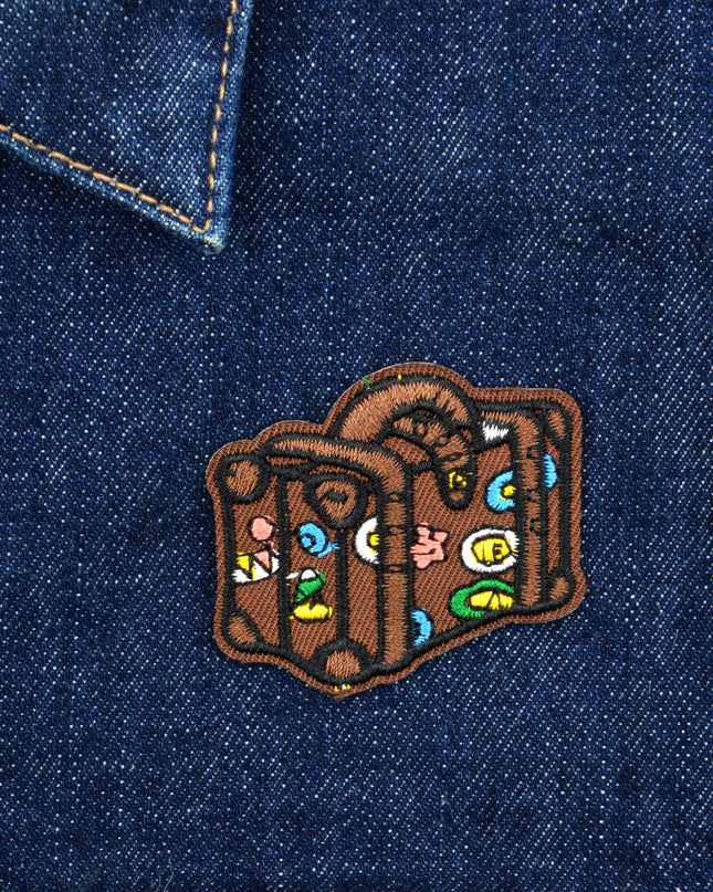 Brown Suitcase Patch