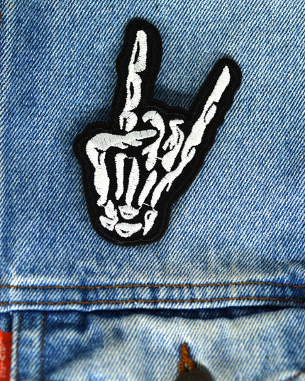 Skeleton Hand IV Halloween Costume Patch