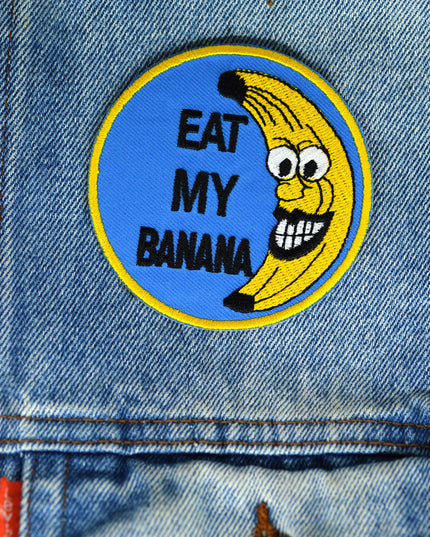 Eat My Banana Design Patch