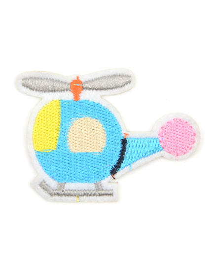 Helicopter Patch - Trendy Embroidered Accessory
