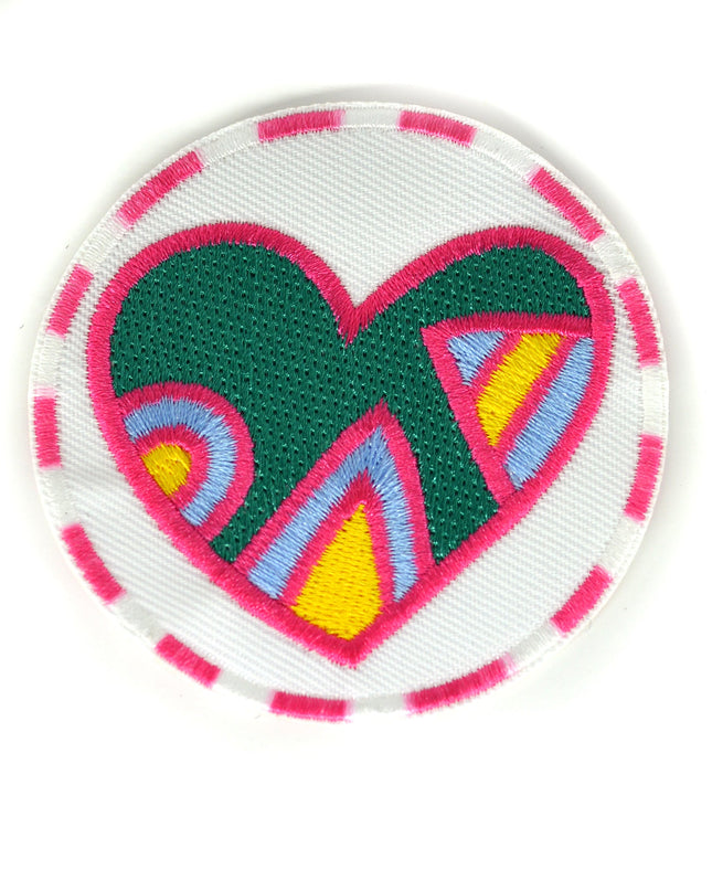Embroidered Heart Valentine Patch