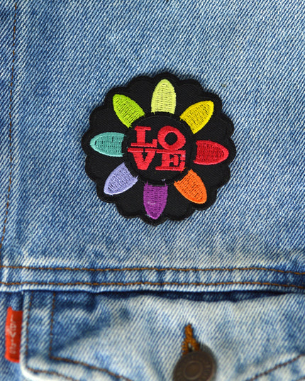 Hippie Love Valentine Patch