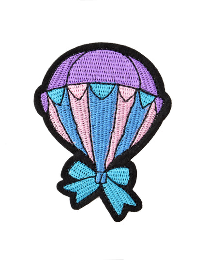 Hot Air Balloon with Bow Patch - Cute and Whimsical