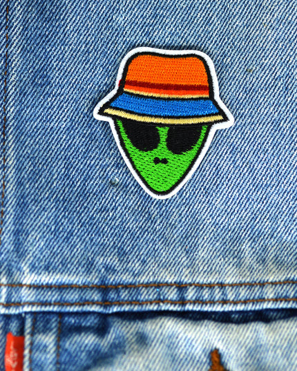 Hat-Wearing UFO Patch