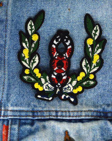 Snake Wreath Patch