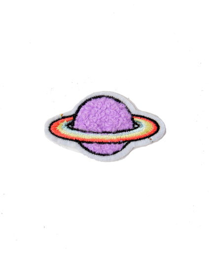 Felvarró - Fluffy Planet Soft Embroidery Patch