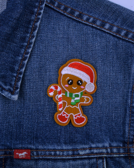 Gingerbread Man Patch for Christmas