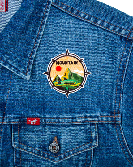 Mountain Iron-On Patch