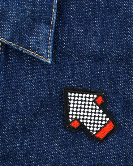 Stylish White Arrow Patch