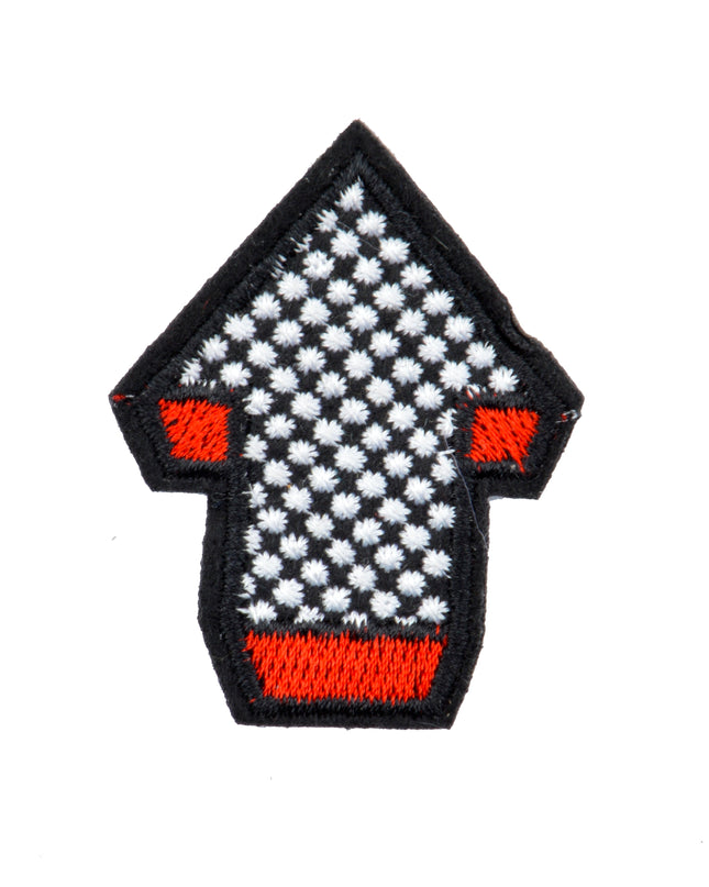 Stylish White Arrow Patch