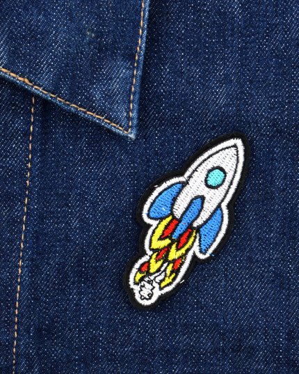 Felvarró - Rocket II Adventure Embroidery Patch