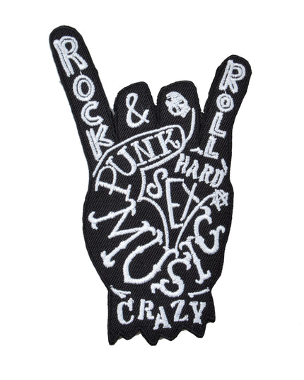 Rock Punk Music Iron-On Patch