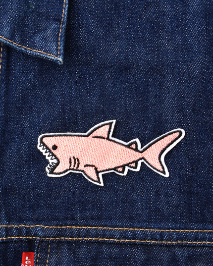 Pink Shark Patch