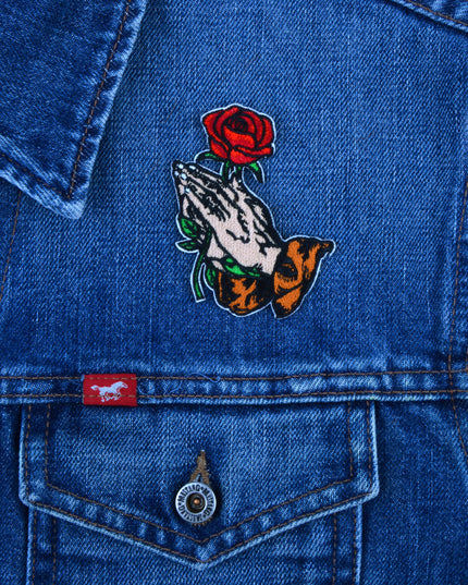 Prayer with Rose Patch