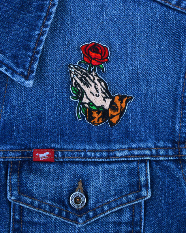 Prayer with Rose Patch