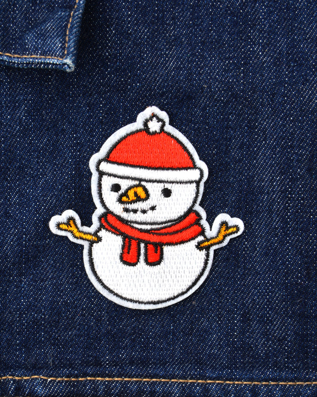 Snowman with Hat Patch for Christmas