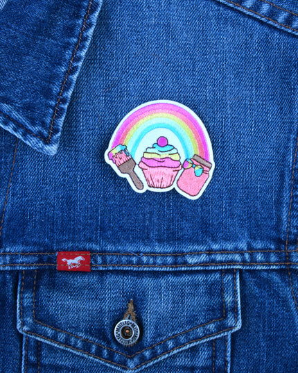 Rainbow Muffin Patch