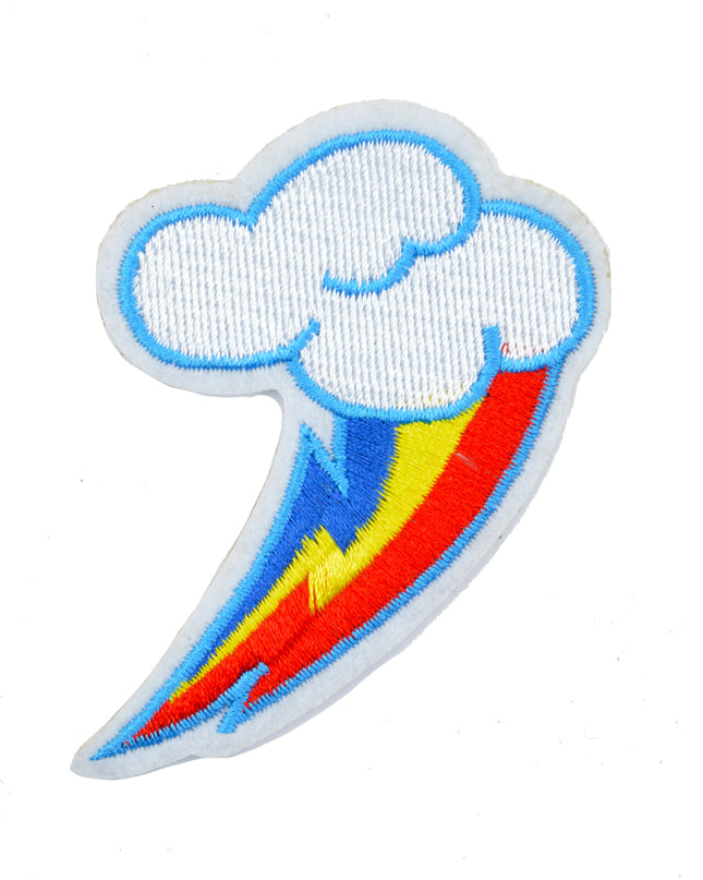Felvarró - Colorful Cloud with Lightning Patch
