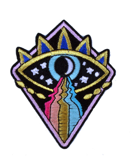 Felvarró - Eye in Space Cosmic Embroidery Patch