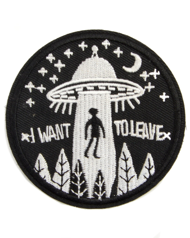 Iron-On Patch - I Want To Leave for Easter