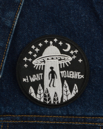 Iron-On Patch - I Want To Leave for Easter