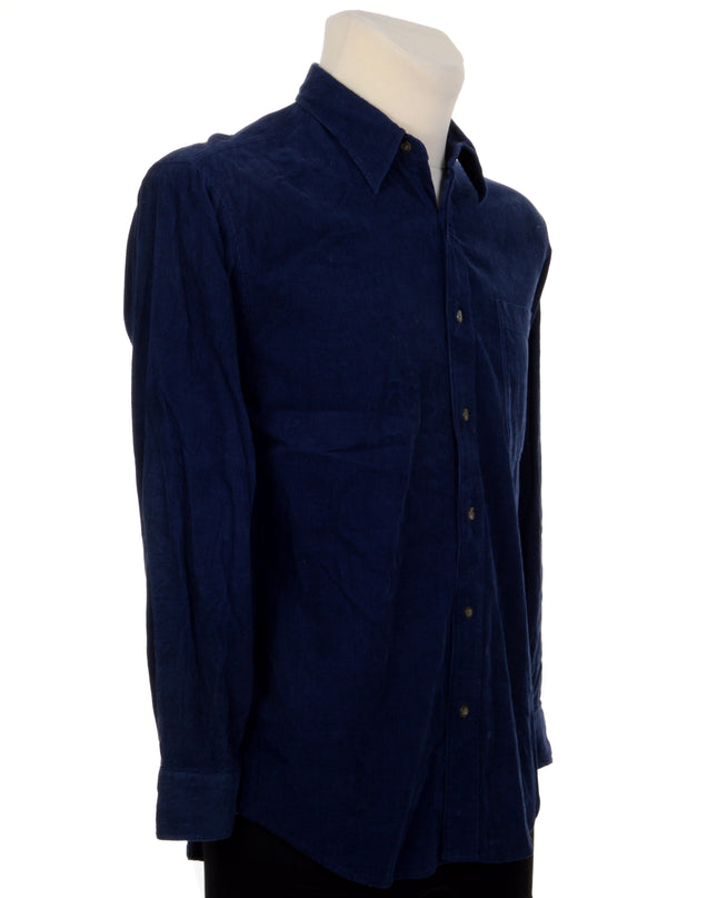 Blue Corduroy Christmas Sweater for Men and Women