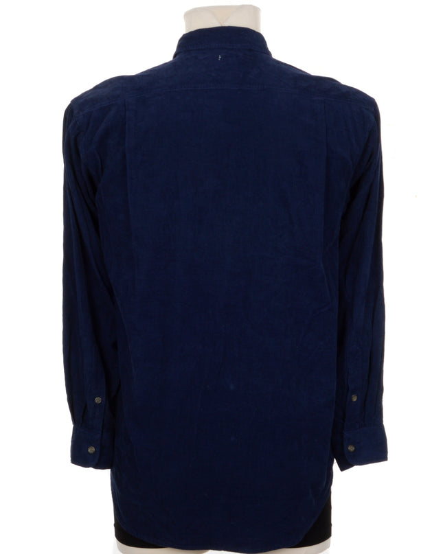 Blue Corduroy Christmas Sweater for Men and Women