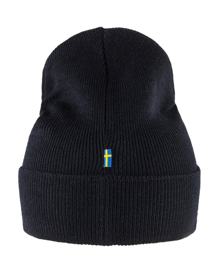Fjallraven Classic Knit Hat in Dark Navy Blue