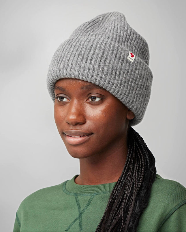 Fjallraven Heavy Beanie in Classic Black