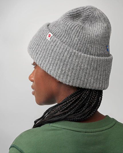 Fjallraven Heavy Beanie in Dark Oak