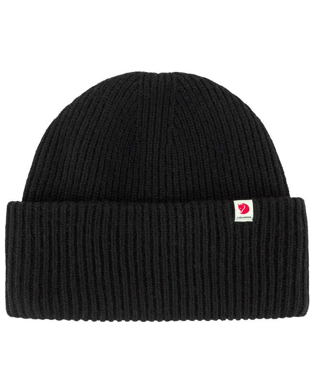 Fjallraven Heavy Beanie in Classic Black