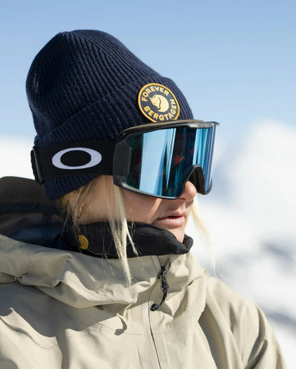 Fjallraven Bergtagen Wool Beanie in Classic Black