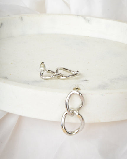 Silver Chain Earrings