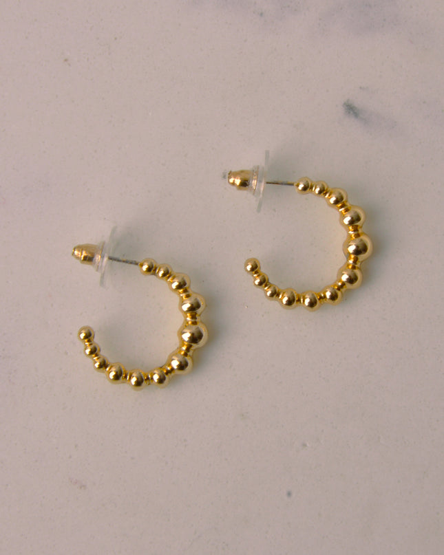 Earrings - Moon Gold Berry