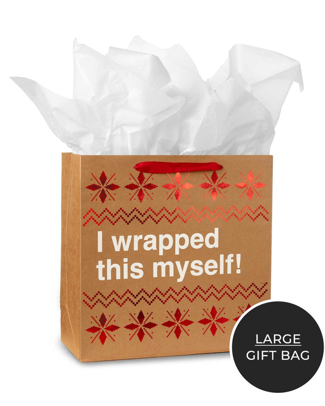 Funny Christmas Gift Bags - Set of 6