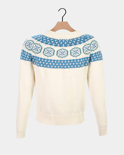 Women's Glacier Sweater in Organic Cotton for Holiday Style