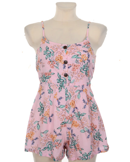 Floral Button Romper