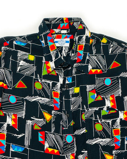 Vintage Graphic Button-Up Shirt - Holiday Collection