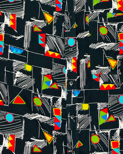 Vintage Graphic Button-Up Shirt - Holiday Collection