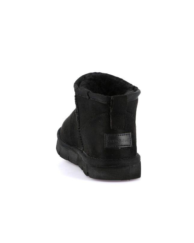 Grünland Women's Extra Short Boots in Black for Chic Style