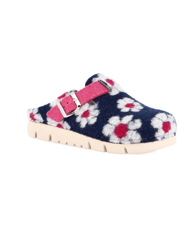 Grünland HATE Women's Slippers in Blue for Cozy Christmas Style