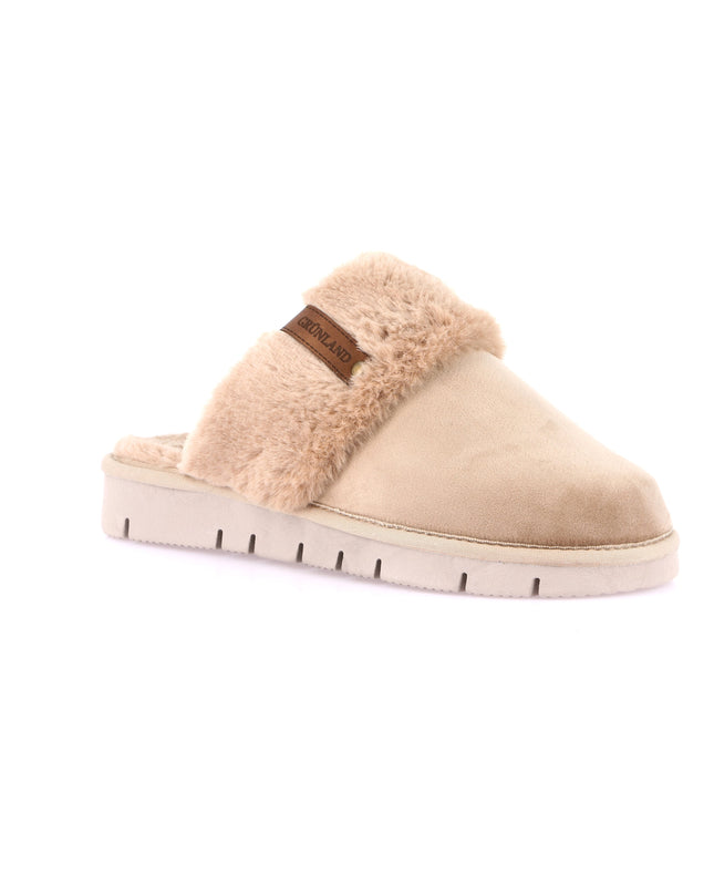 Grünland LOXI Women's Slippers in Beige for Cozy Footwear