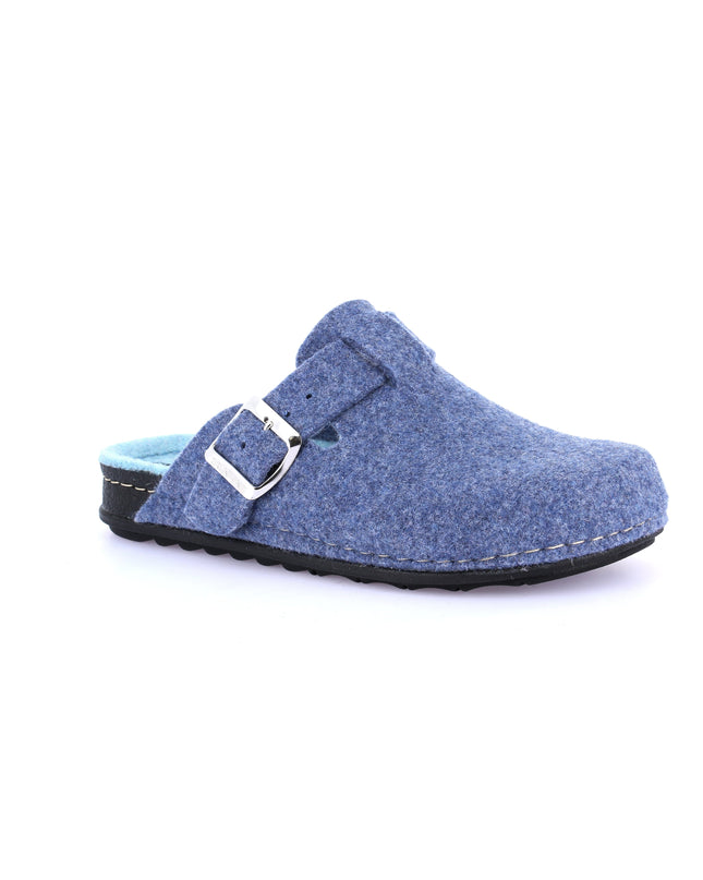 Grünland PILA Women's Slippers in Indigo Water for Holiday Style