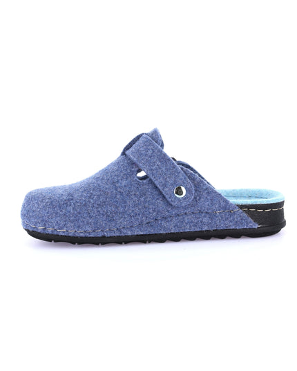 Grünland PILA Women's Slippers in Indigo Water for Holiday Style
