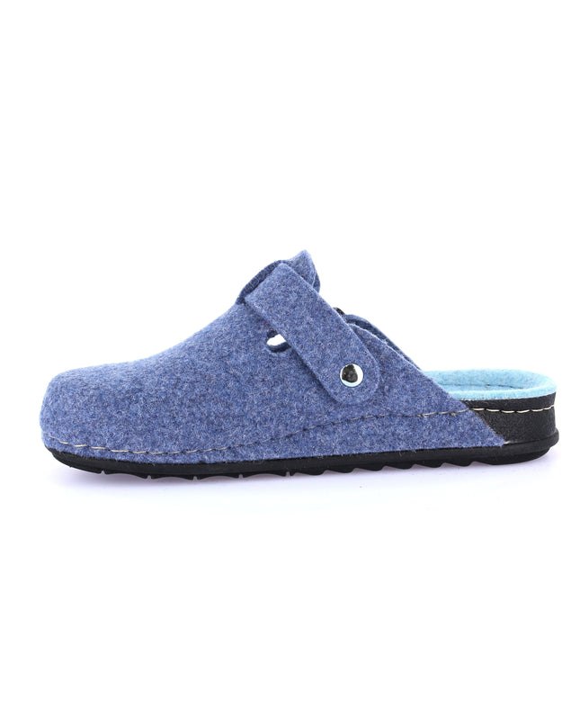 Grünland PILA Women's Slippers in Indigo Water for Holiday Style