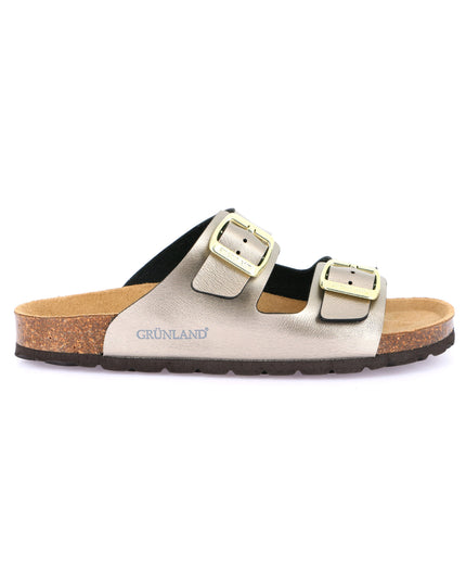 Grünland Champagne Double Strap Women's Slippers