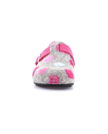 Grünland PILA Women's Slippers in Gray Fuchsia for Trendy Footwear