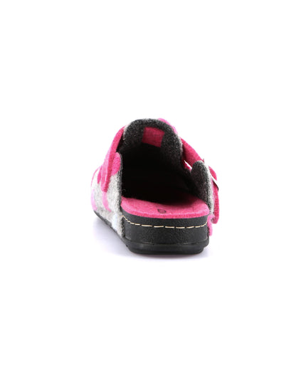 Grünland PILA Women's Slippers in Gray Fuchsia for Trendy Footwear