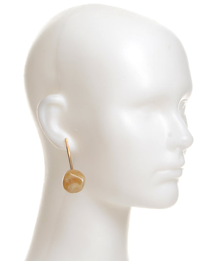 Brown Resin Earrings for Christmas